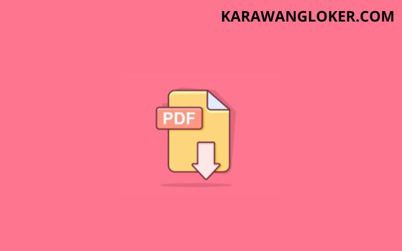 ukuran file pdf lamaran kerja - Karawangloker.com